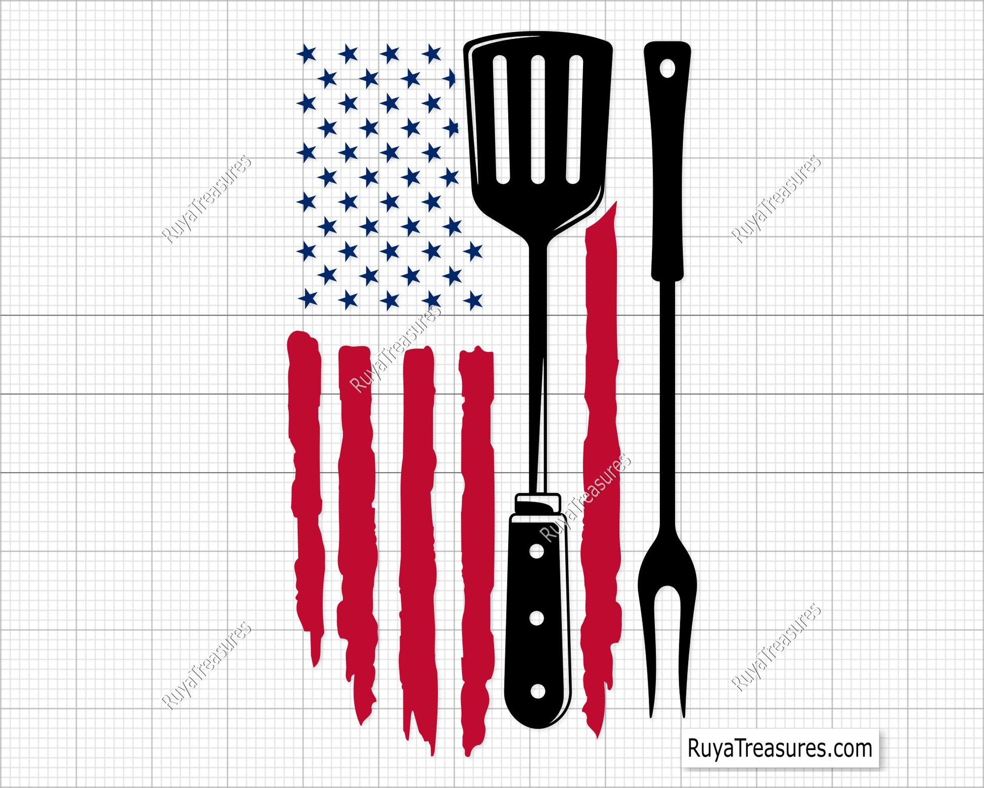 BBQ Flag Svg Png 