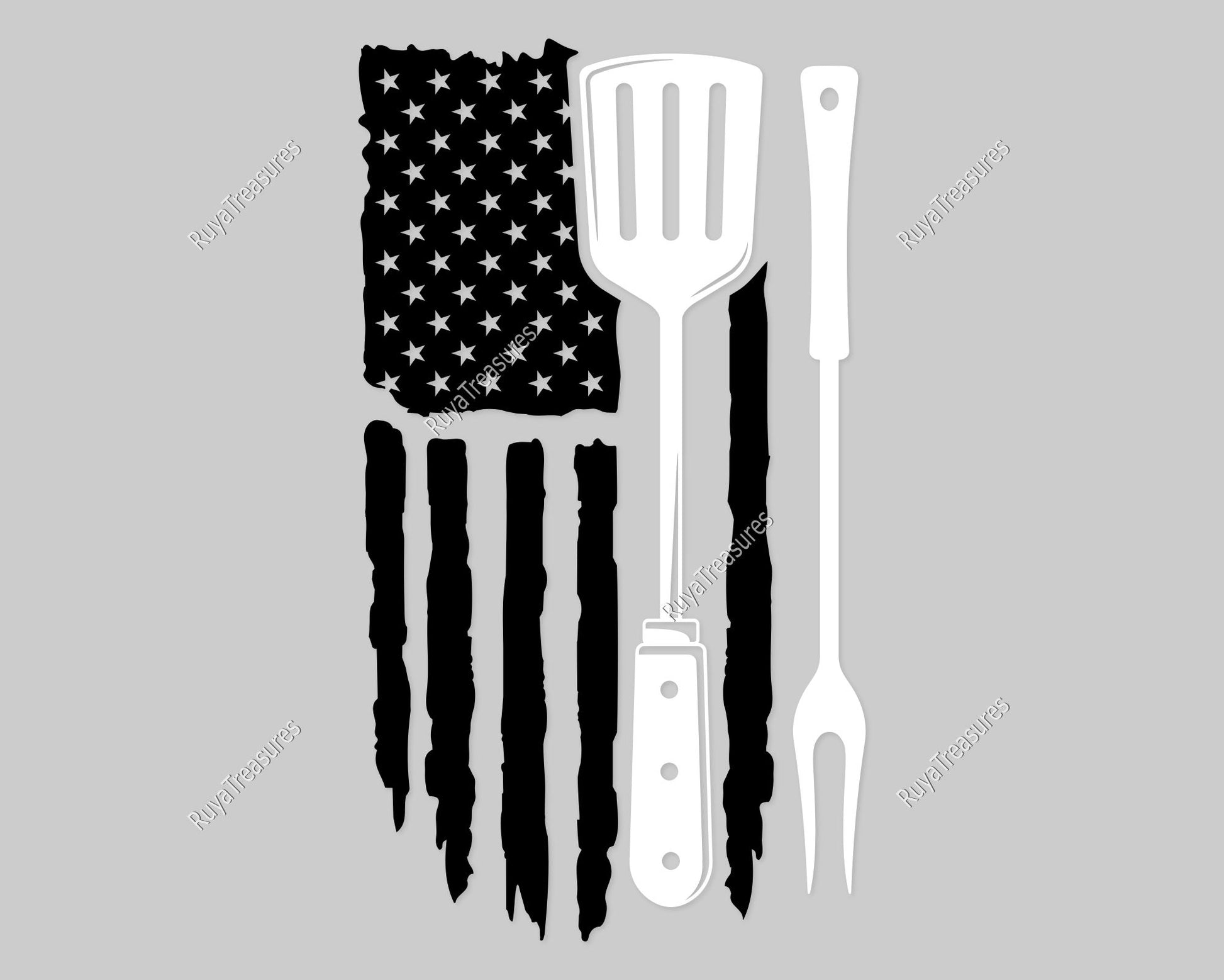 BBQ Flag Svg Png 