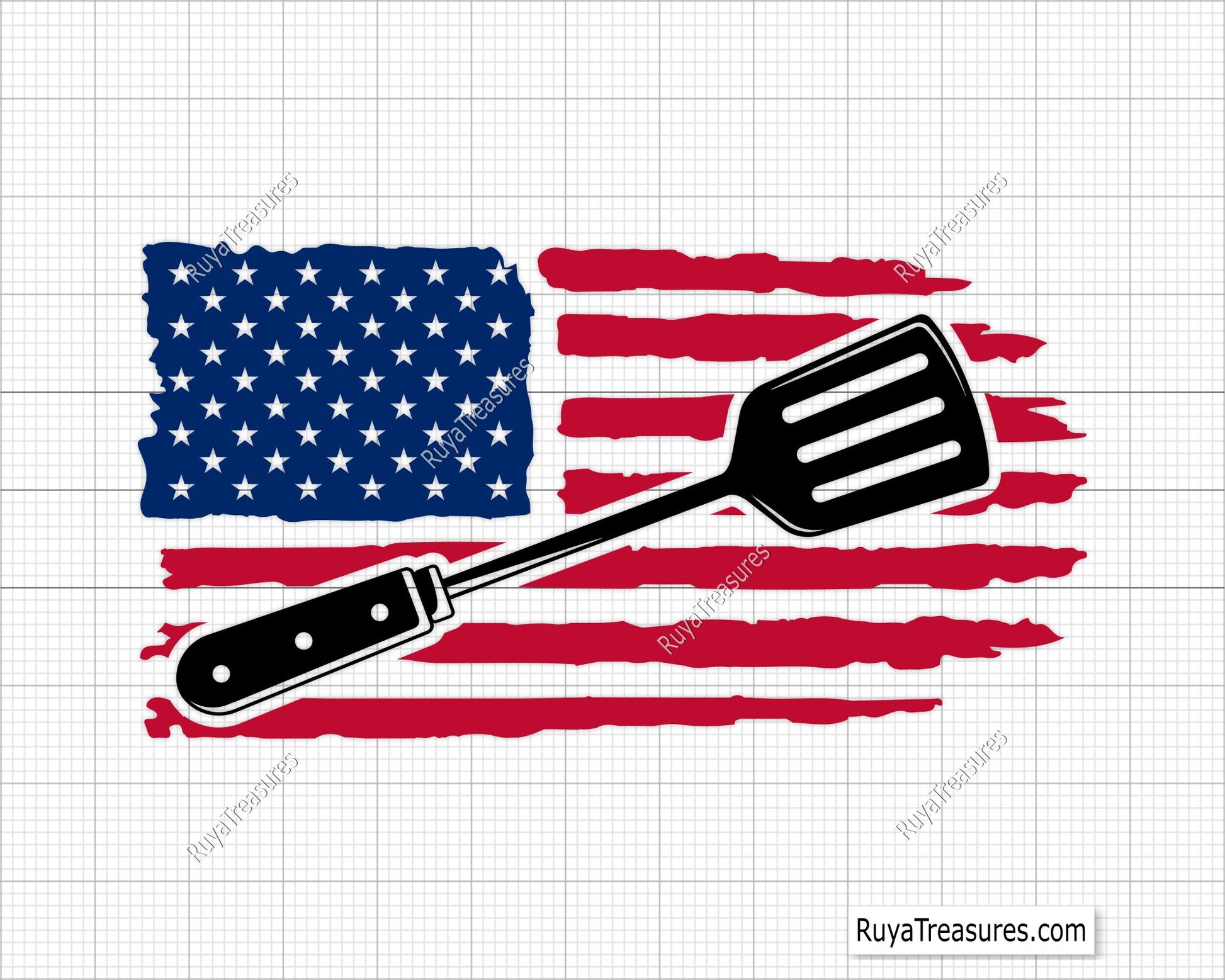 BBQ Flag Svg Png