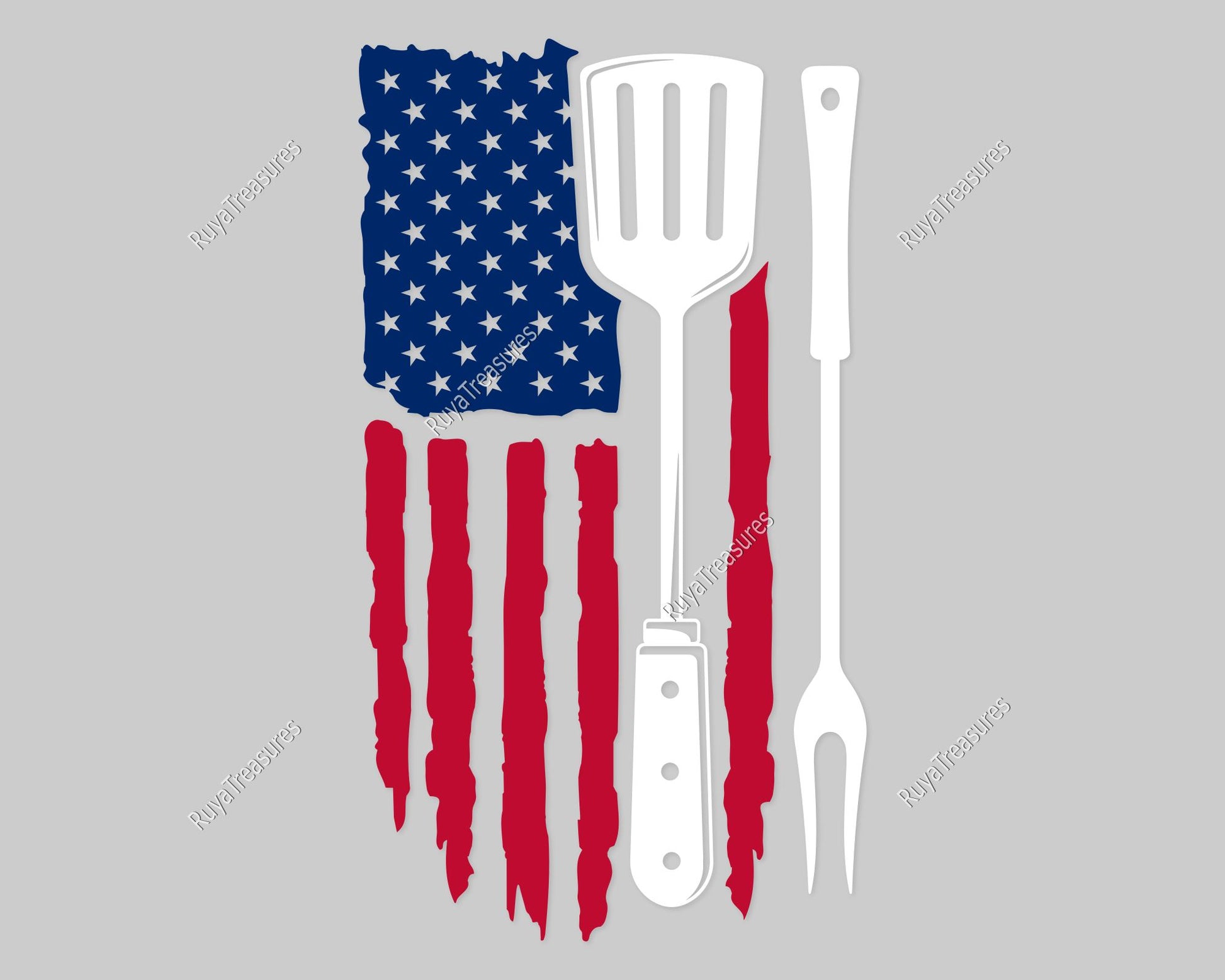 BBQ Flag Svg Png 