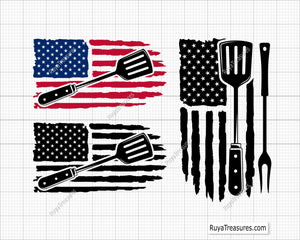 BBQ Flag Svg Png
