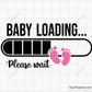 Baby Loading Please Wait svg