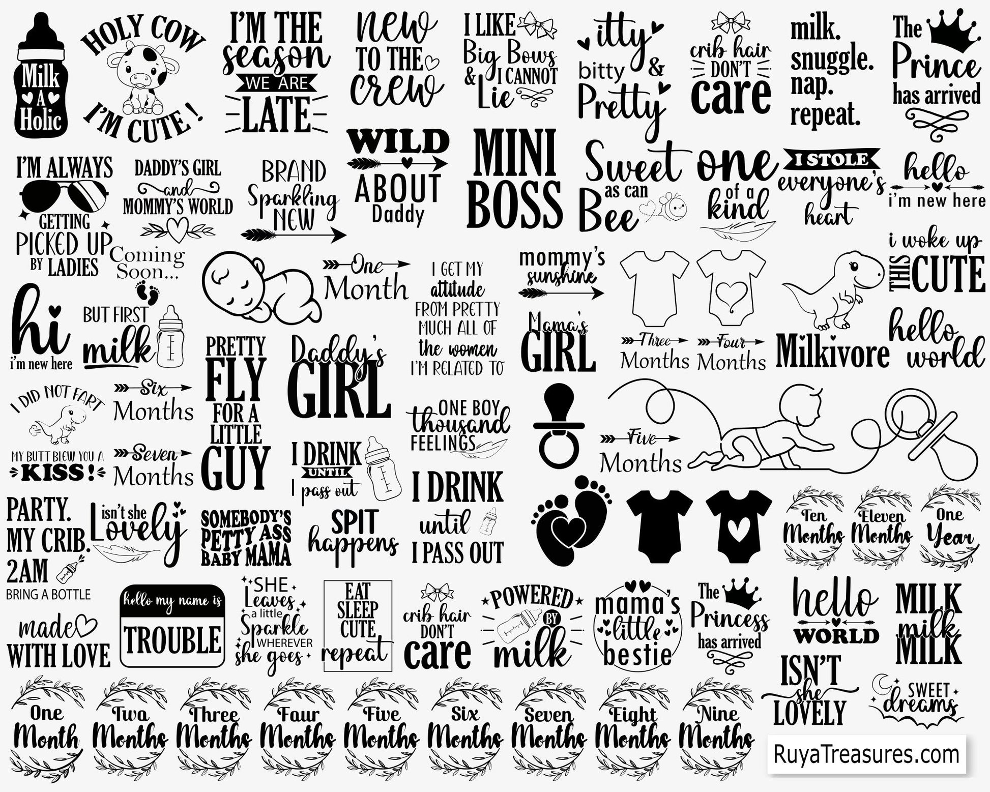 Baby Svg Bundle