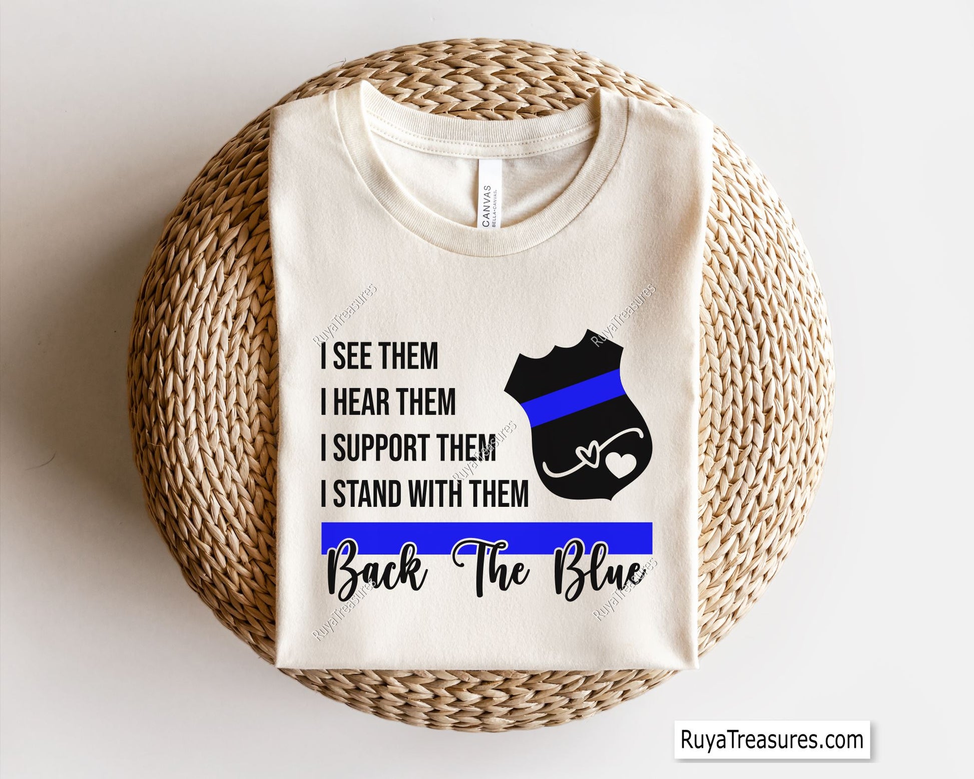 Back The Blue svg