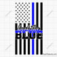 Back the Blue Svg 