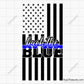 Back the Blue Svg 