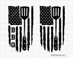 Barbecue Flag SVG png