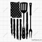 Barbecue Flag Svg
