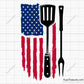 Barbecue Flag Svg