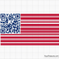 Barcode American Flag svg