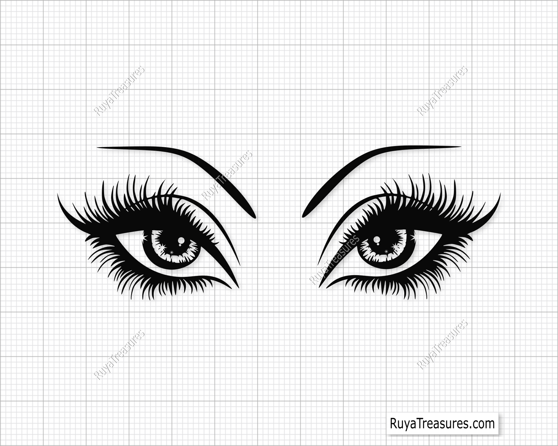 Beautiful Eyes Svg 