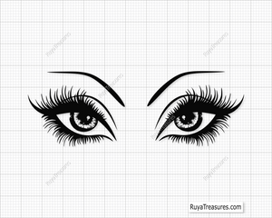 Beautiful Eyes Svg 