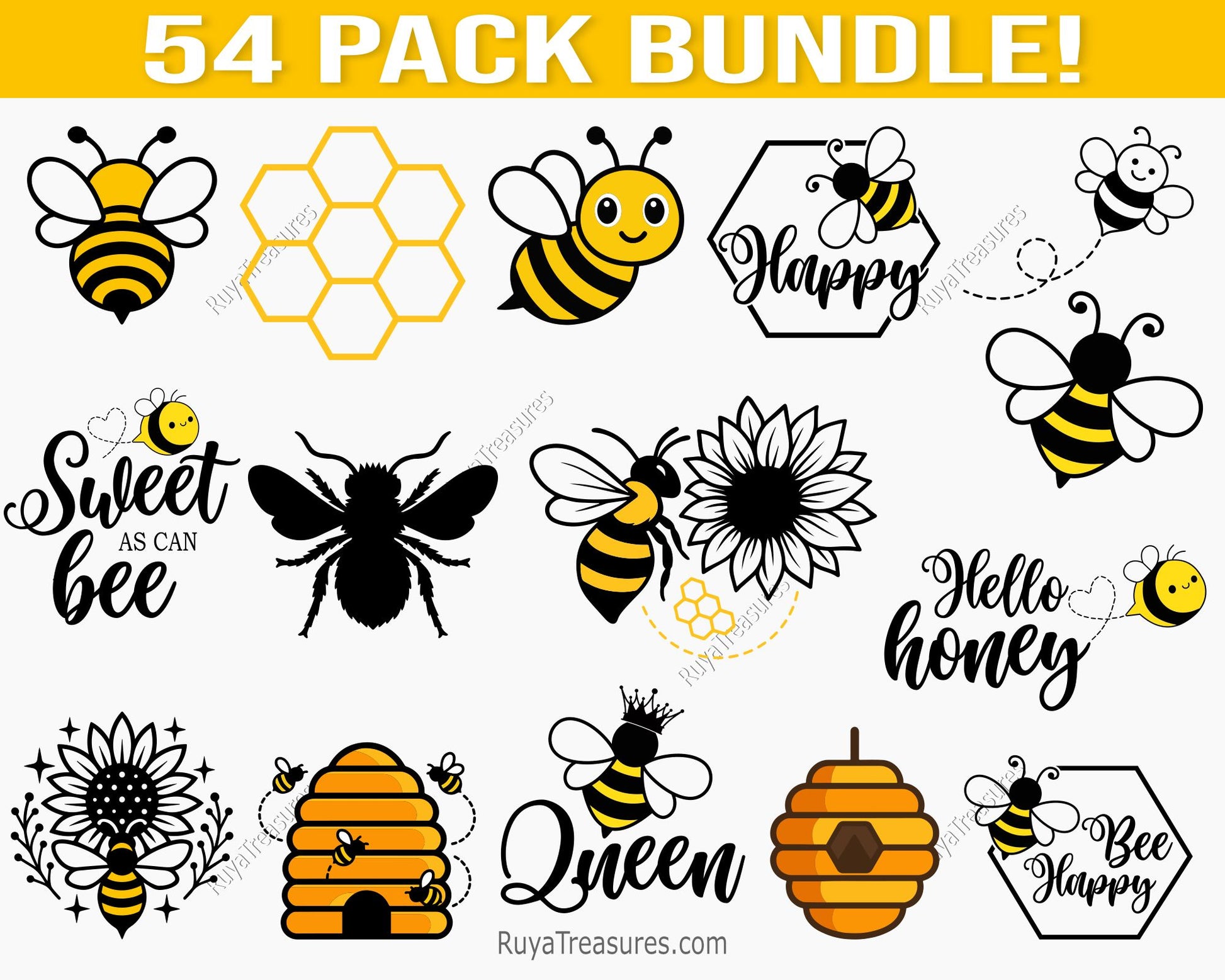 Bee Svg Bundle