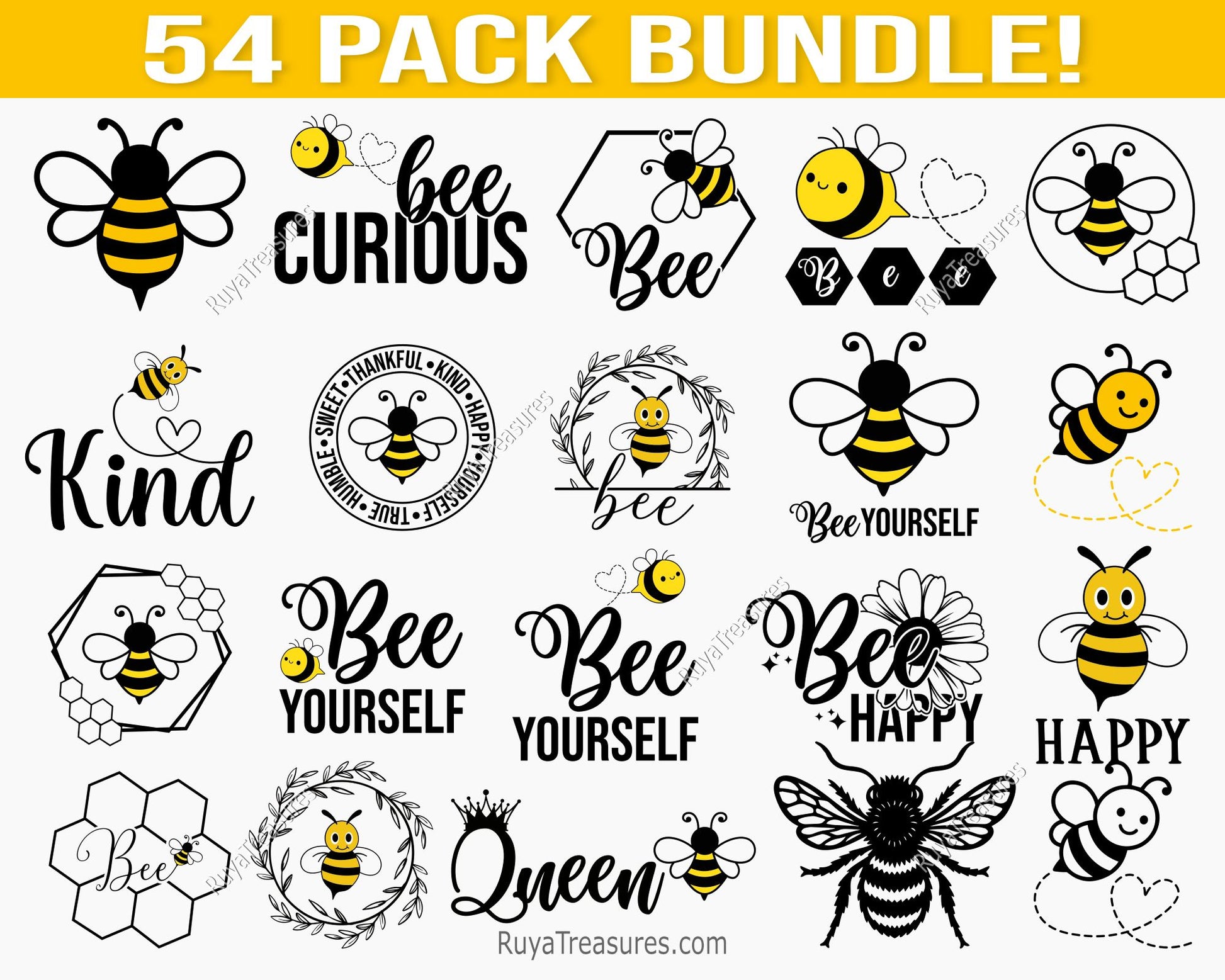 Bee Svg Bundle