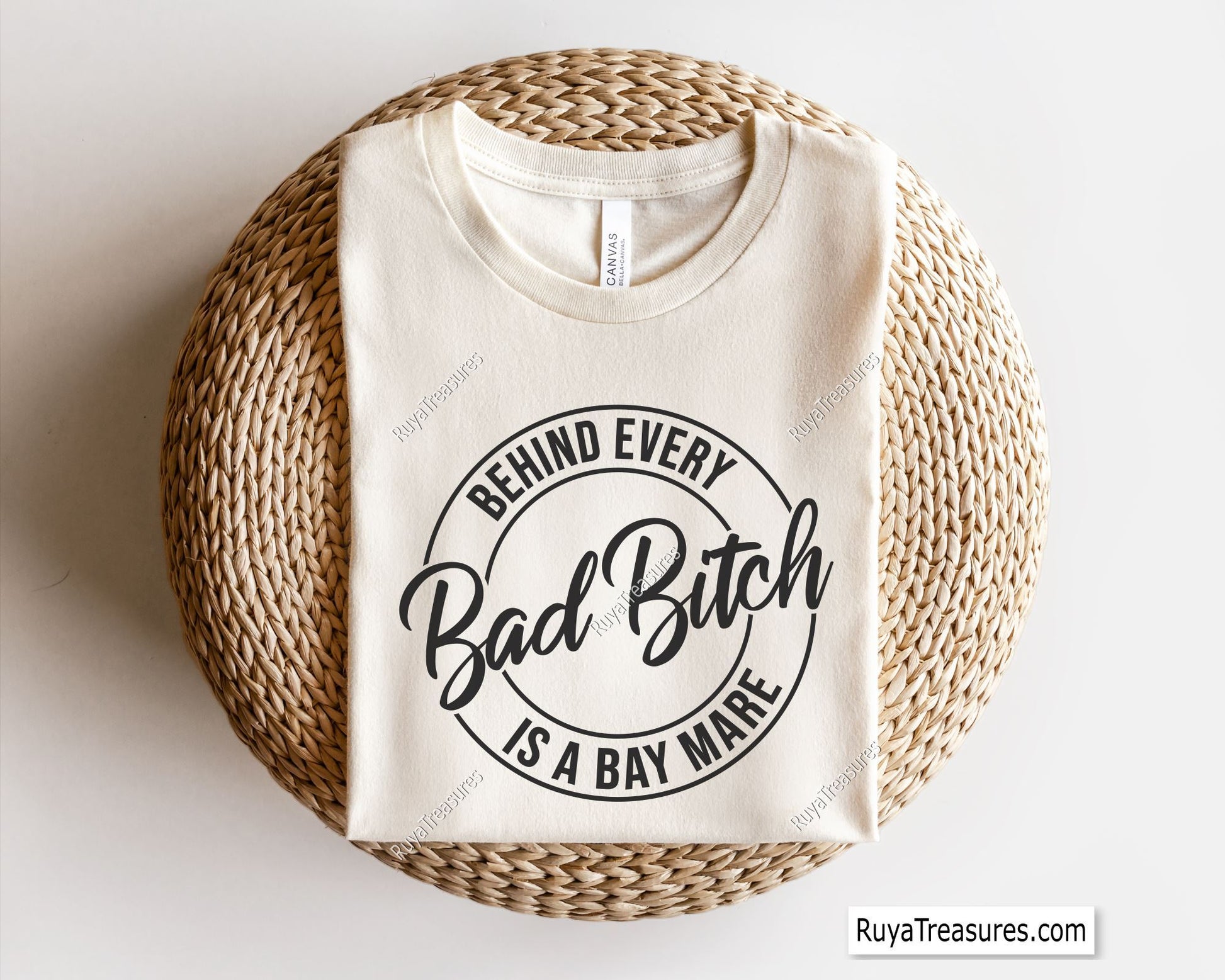 Behind Every Bad Bitch Is a Bay Mare Svg