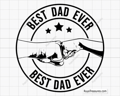 Best Dad Ever Svg 