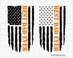 Best Dad Ever Flag  Svg 