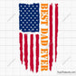 Best Dad Ever Flag  Svg 