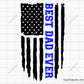Best Dad Ever Flag  Svg
