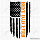 Best Dad Ever Flag  Svg 