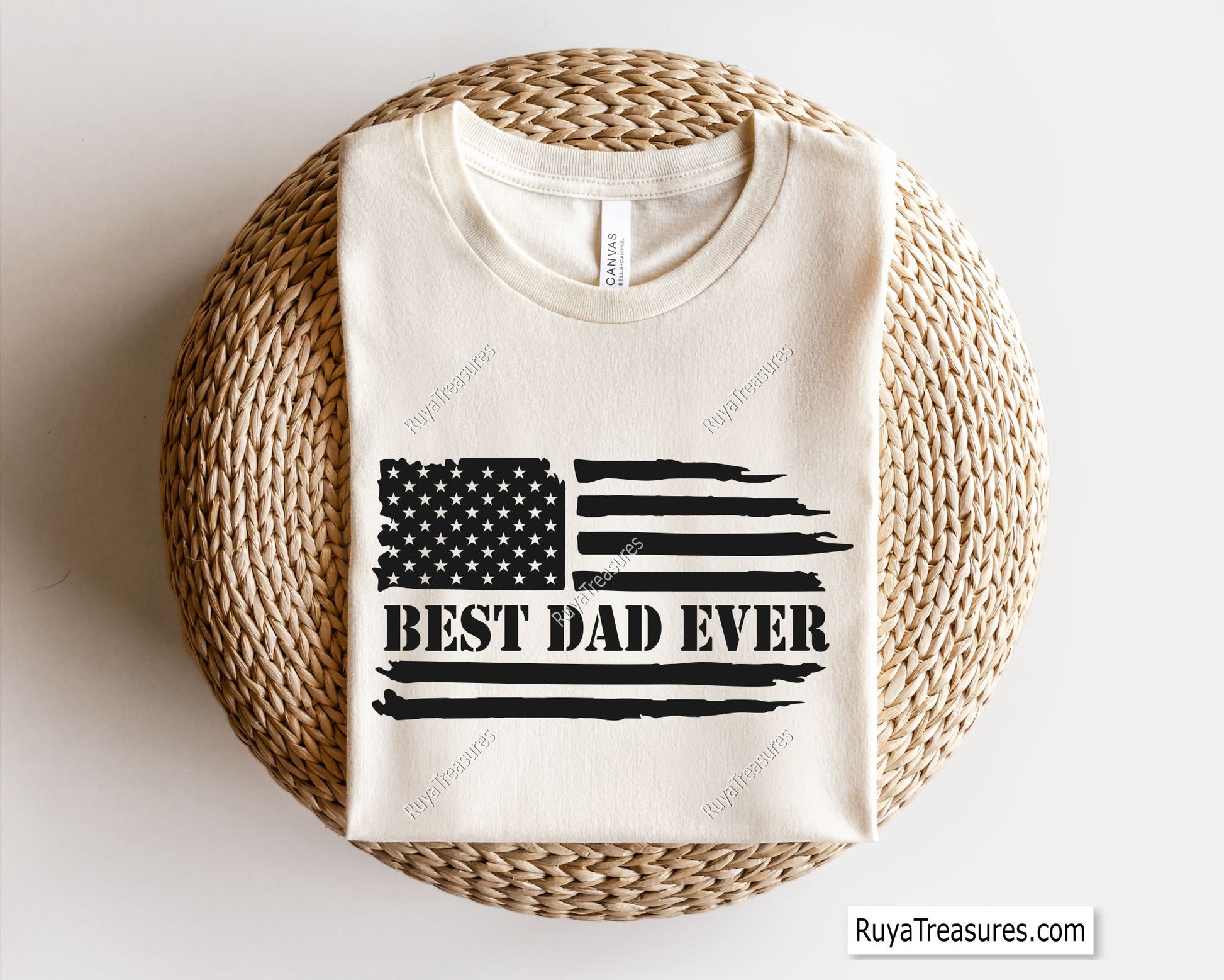 Best Dad Ever Flag Svg