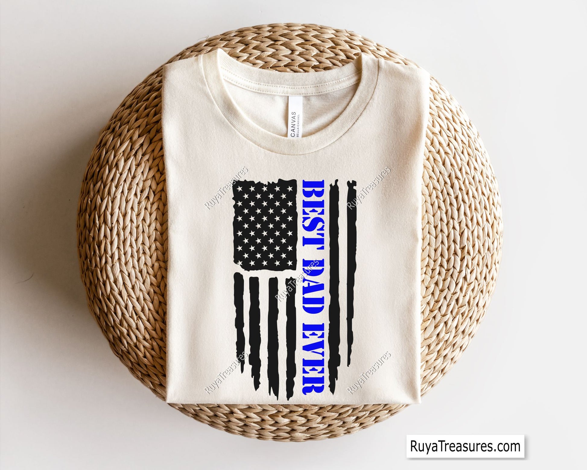 Best Dad Ever Flag  Svg