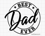 Best Dad Ever Svg