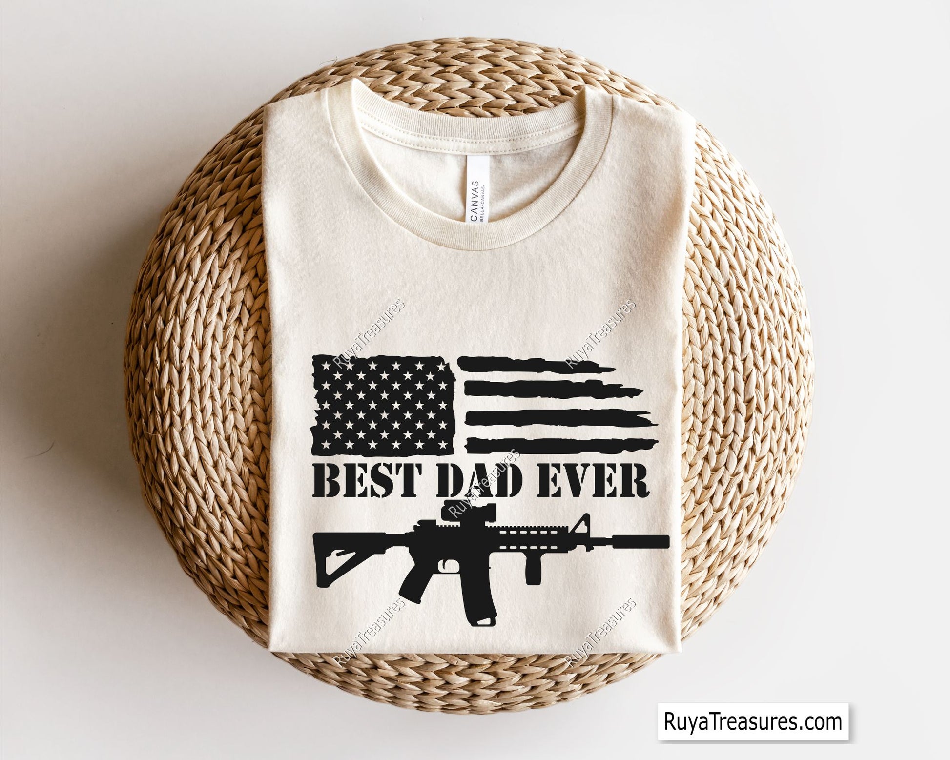 Best Dad Ever With AR-15 svg