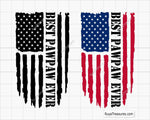 Best Pawpaw Ever Flag Svg