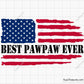 Best Pawpaw Ever Flag Svg