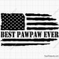 Best Pawpaw Ever Flag Svg