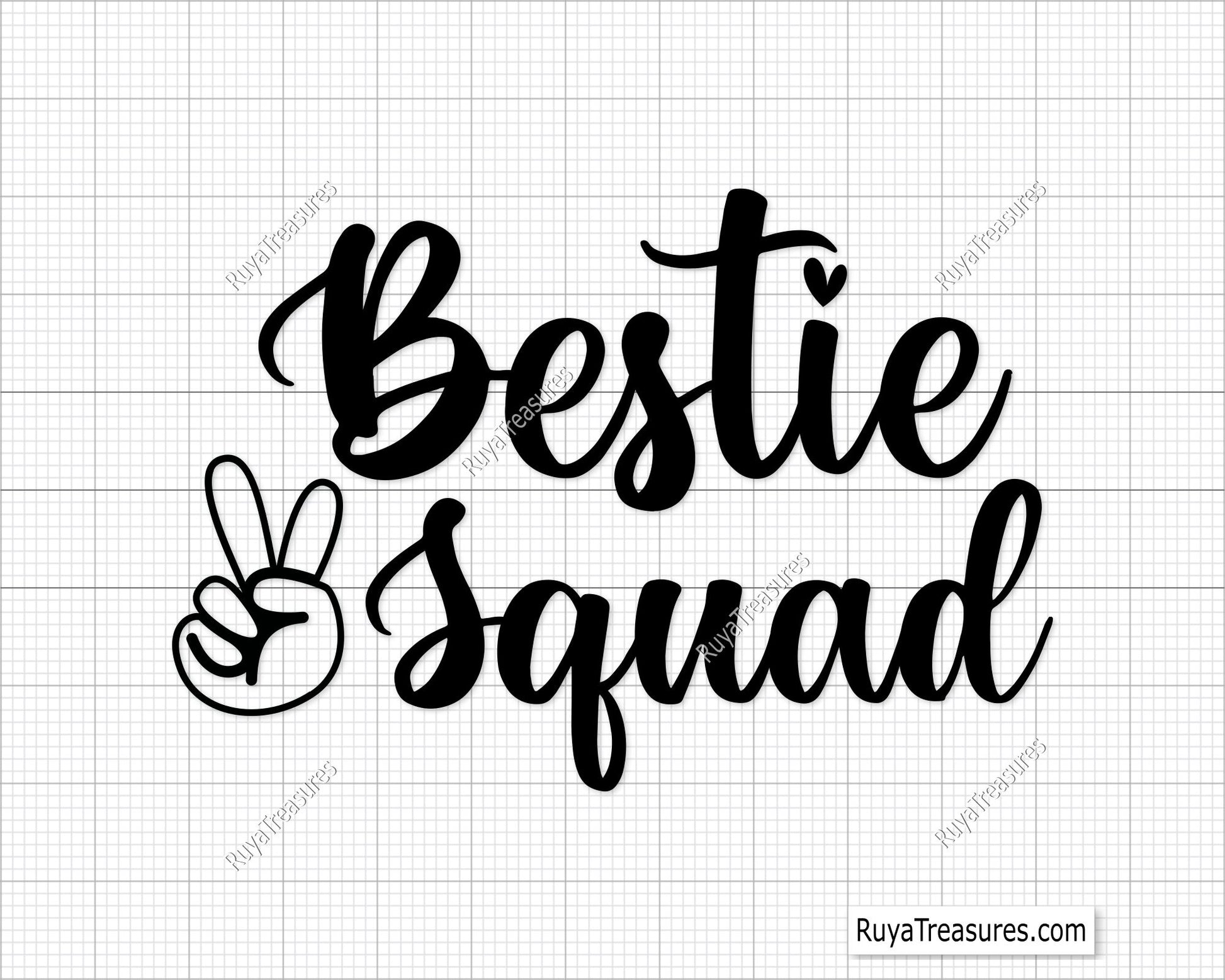Bestie Squad Svg