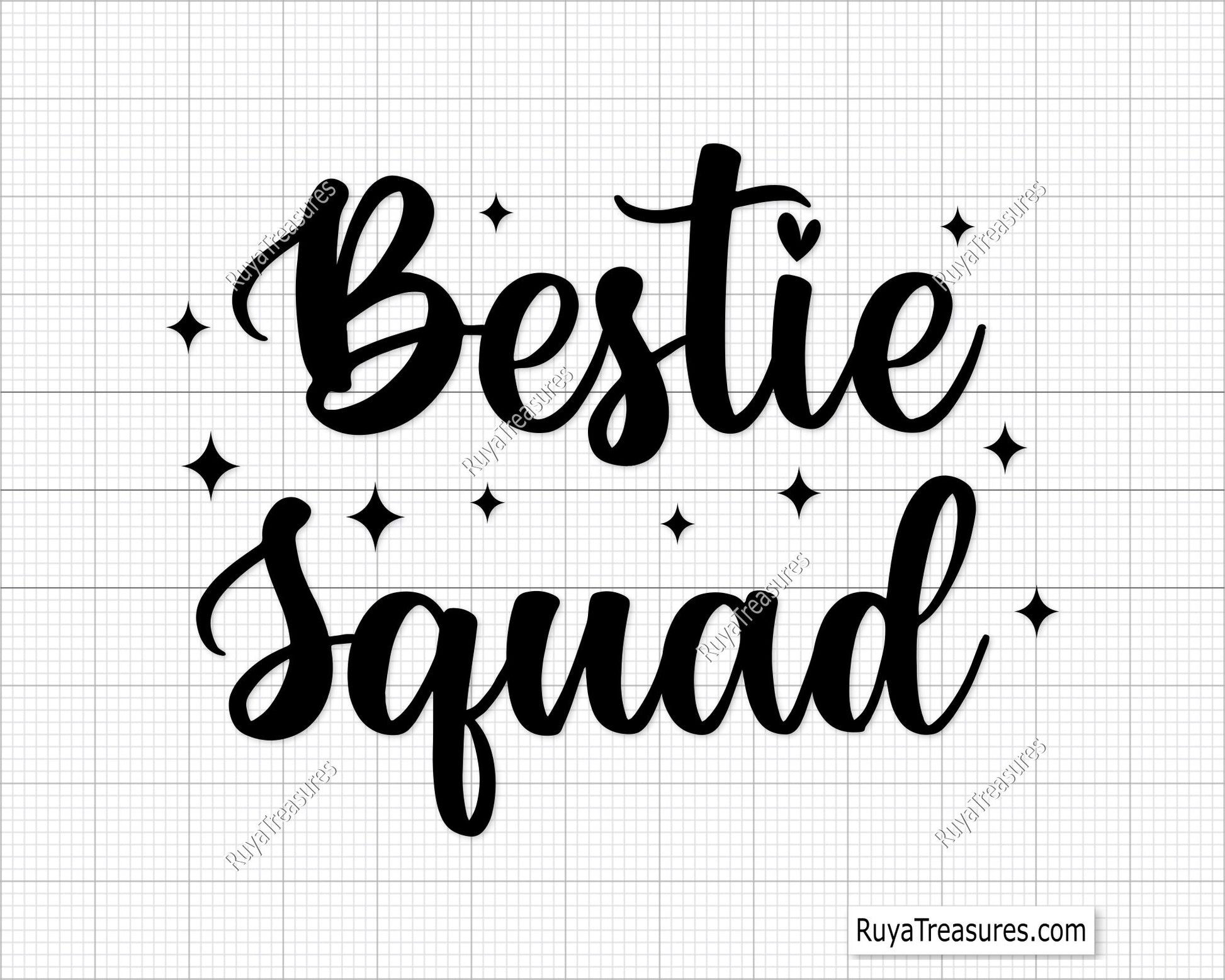 Bestie Squad Svg