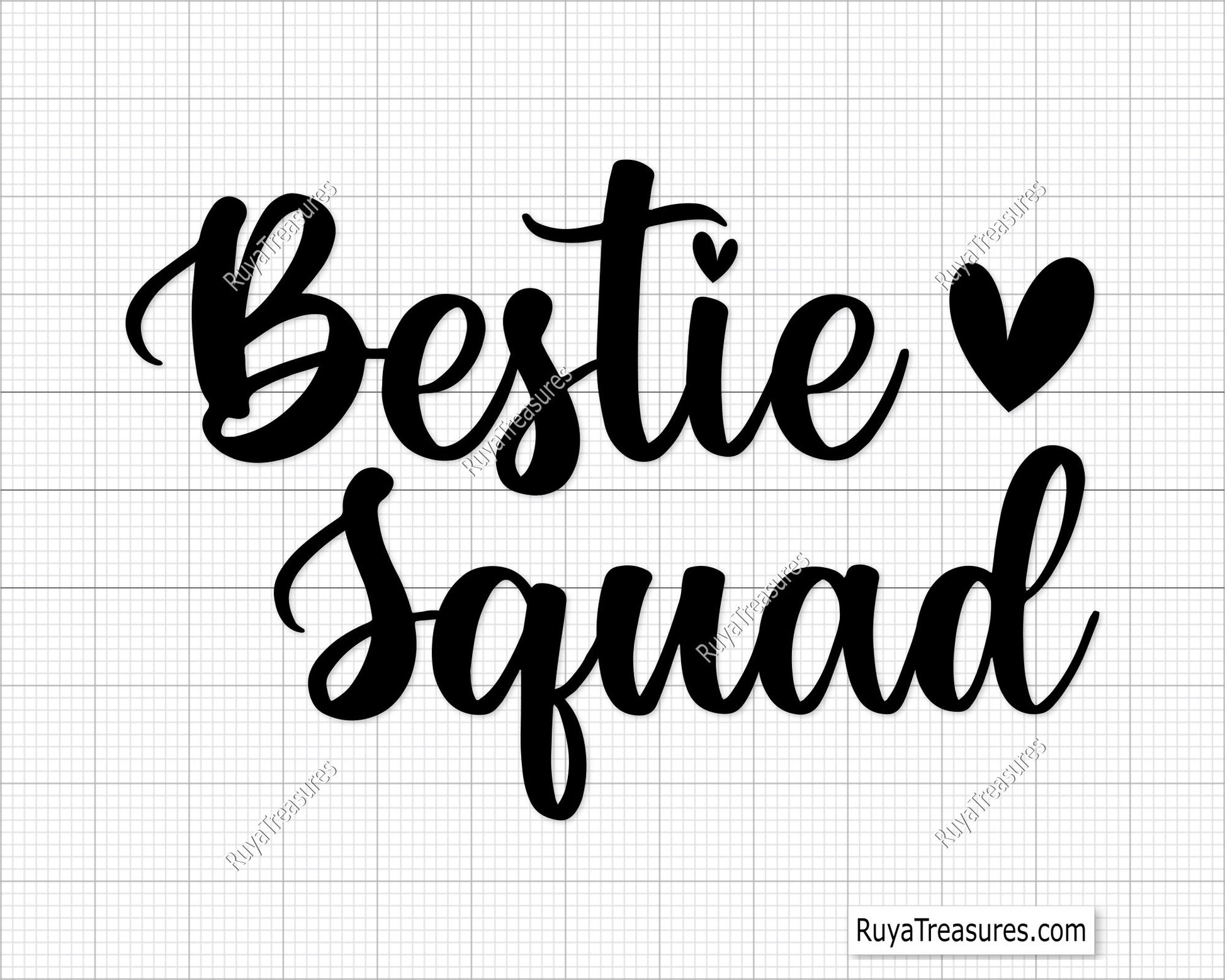 Bestie Squad Svg