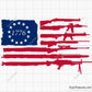 Betsy Ross 1776 Flag with Guns Svg Png, Betsy Ross Us Flag Svg