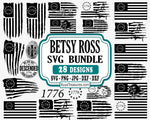 Betsy Ross Flag Svg Bundle design for Cricut and Silhouette