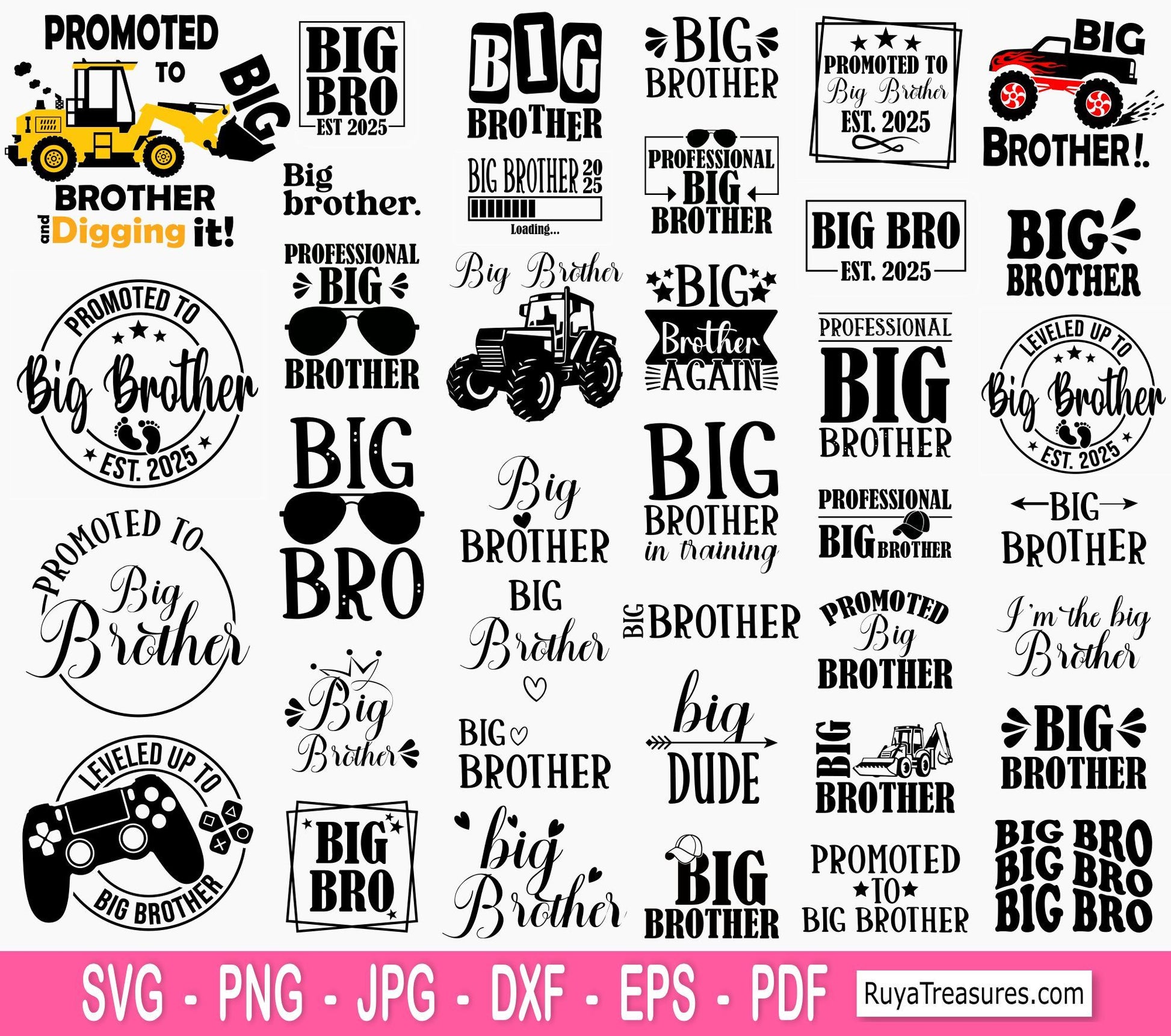 Big Brother Svg Bundle