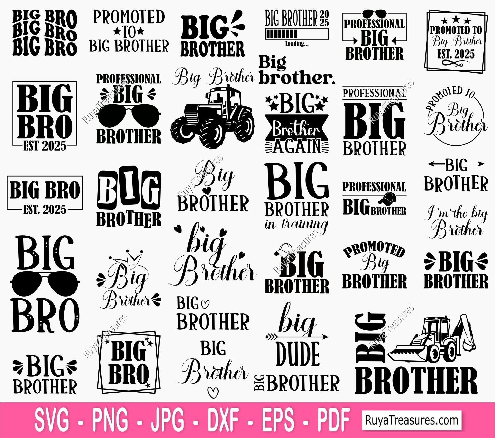 Big Brother Quotes Svg Bundle
