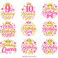 Birthday Girl SVG Bundle, Princess Birthday Cut File Collection