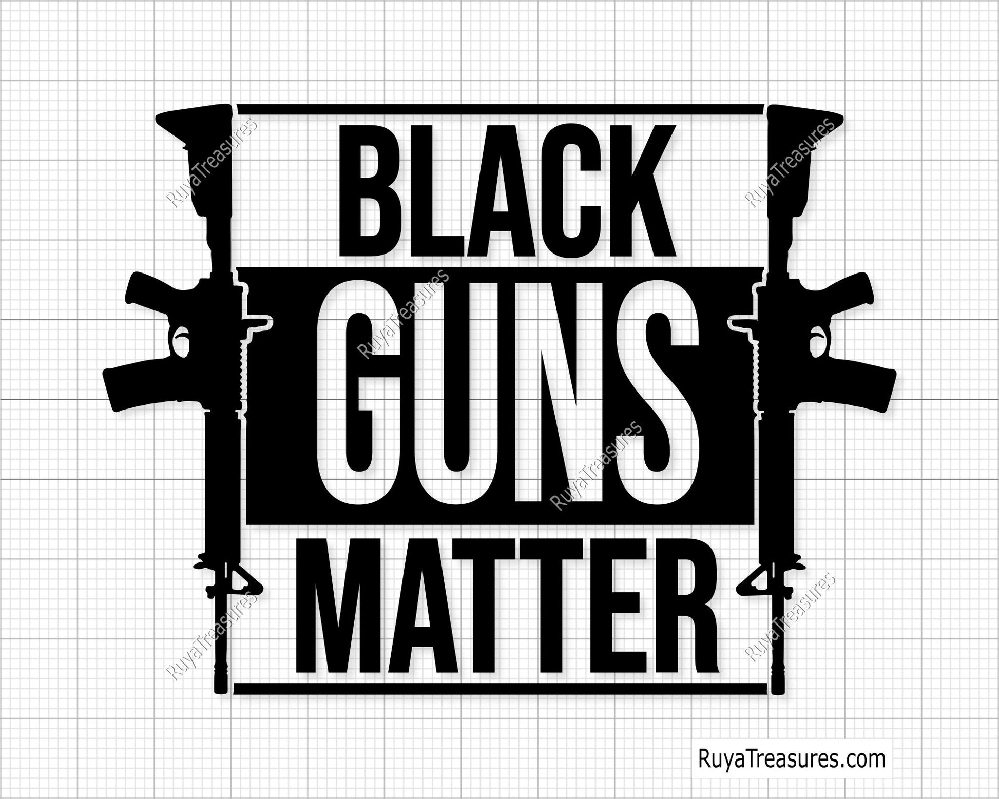 Black Guns Matter Svg