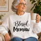 Blessed Memaw SVG PNG, Grandma Quote Design