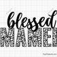 Blessed Mamei Leopard SVG, Leopard Print Mamei SVG, Mamei SVG