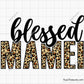 Blessed Mamei Leopard SVG, Leopard Print Mamei SVG, Mamei SVG