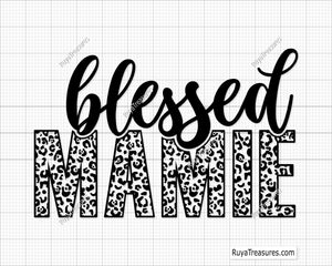 Blessed Mamie Leopard SVG