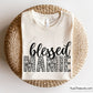 Blessed Mamie Leopard SVG, Leopard Print Mamie SVG, Mamie SVG