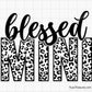 Blessed Mini Leopard SVG, Leopard Print Mini SVG, Mama Mini Svg