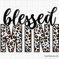 Blessed Mini Leopard SVG, Leopard Print Mini SVG, Mama Mini Svg