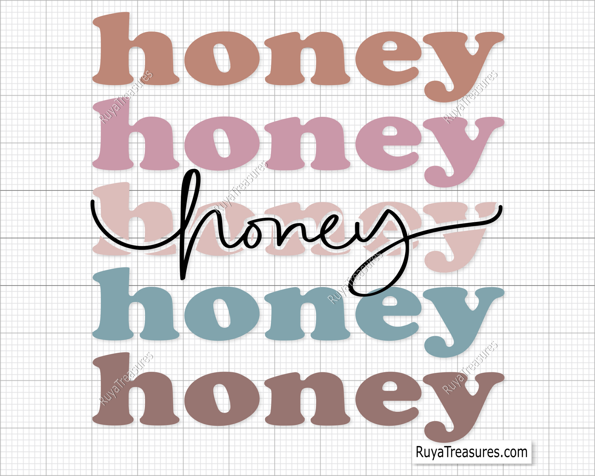 Boho Honey Svg