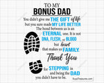 Bonus dad svg