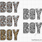 Boy Leopard SVG Png, Leopard Print Boy Design, Boy Life SVG